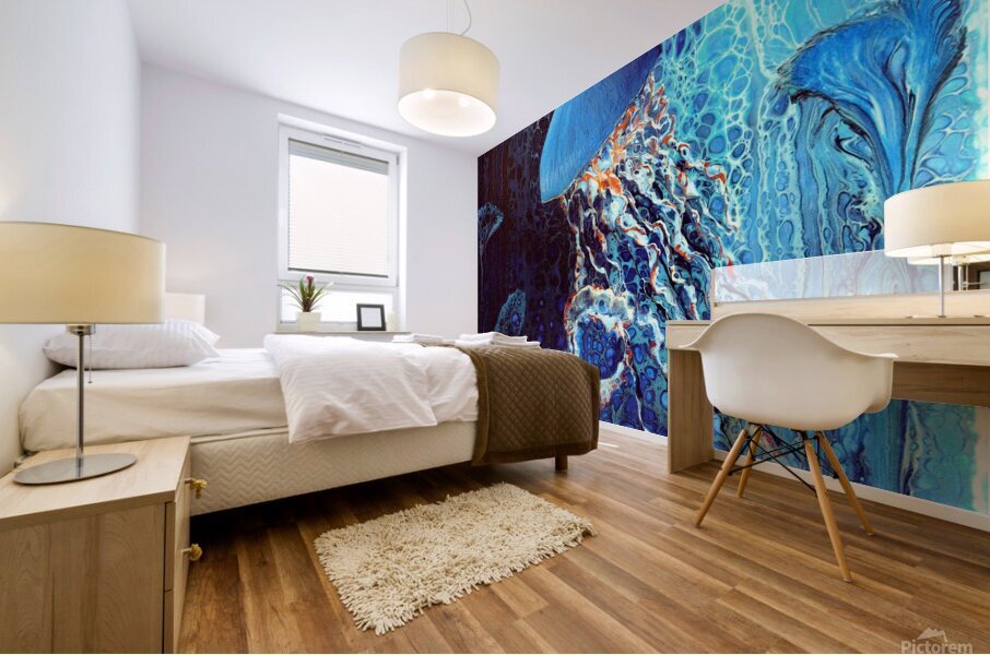 Mystical Jellies Mural print