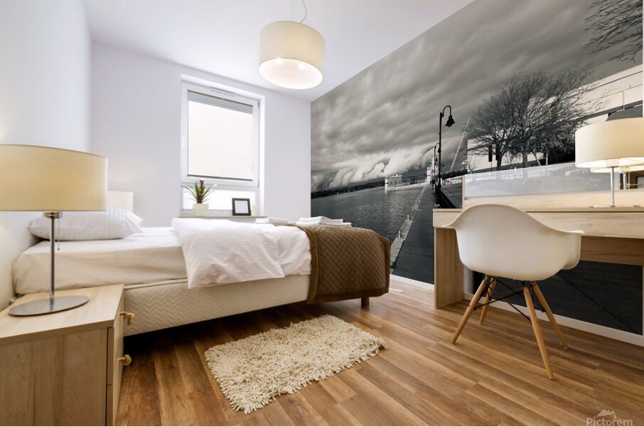 Sturgeon Bay Clouds Mural print