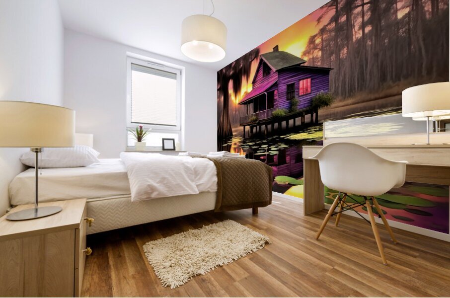 GOLDEN HOUR Mural print