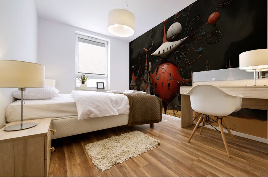 fantasy and colors 6 Mural print