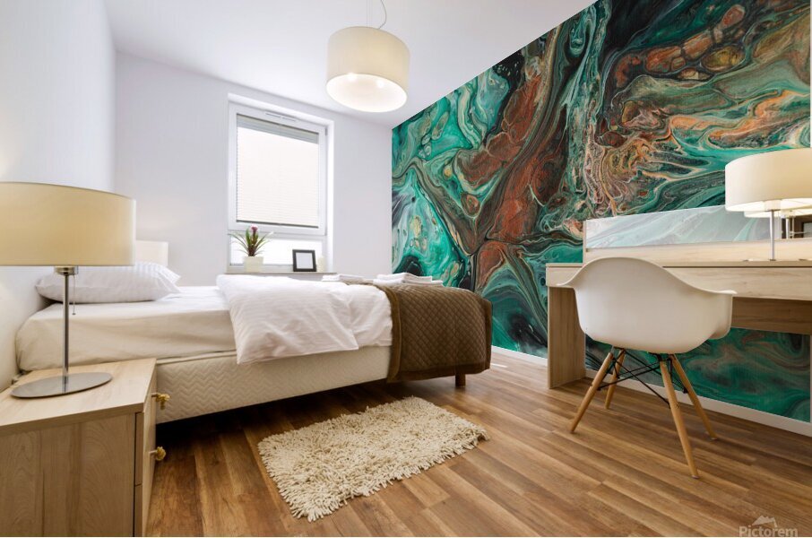 Bronze Canyon Mural print