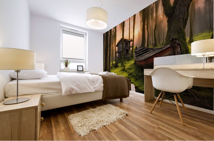 BACK IN THE SWAMP Mural print