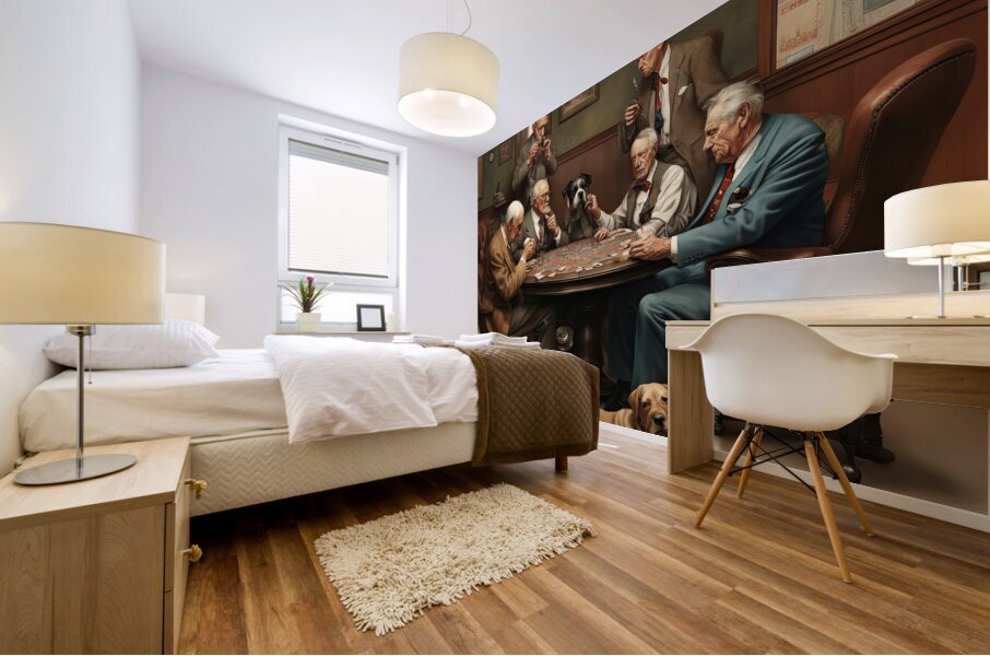 MEETING OF THE MINDS Mural print