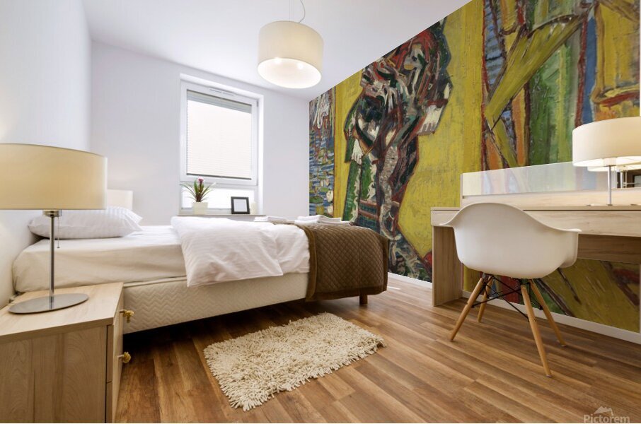 Van Gogh   la courtisane Mural print