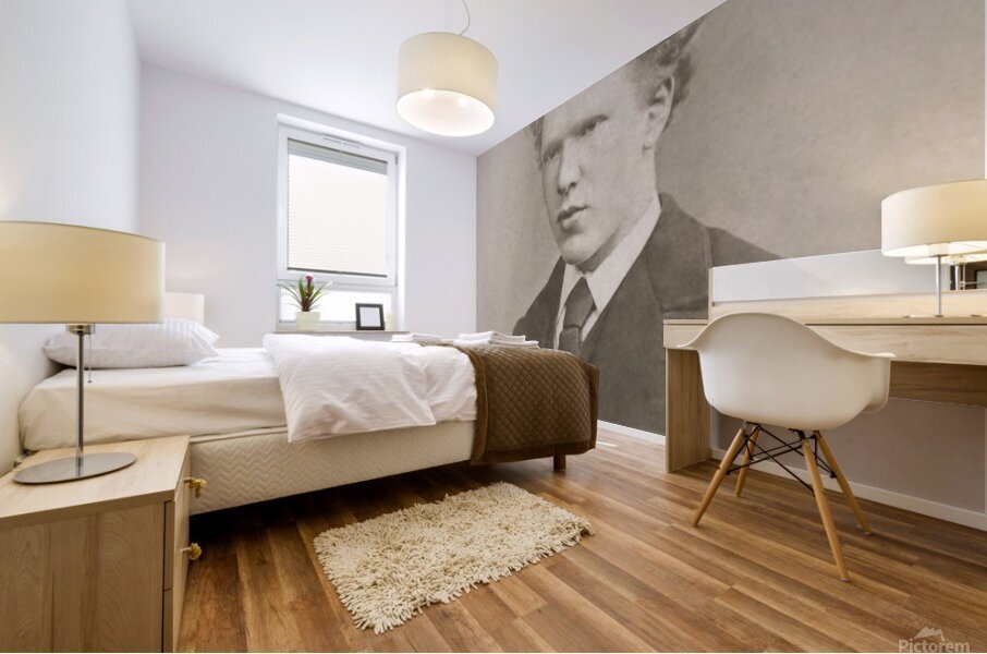 Vincent van Gogh January 1873 restored Mural print