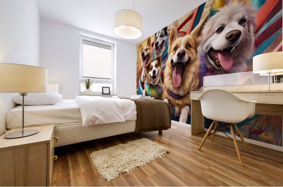 WING SWING Mural print