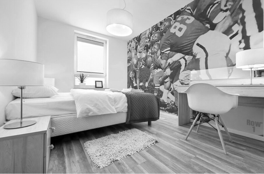 1960s Georgia Football Action Mural print