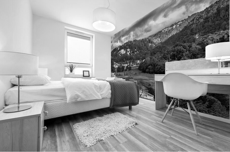 Le hameau Mural print