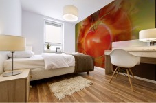Illustration Of Tomato Mural print