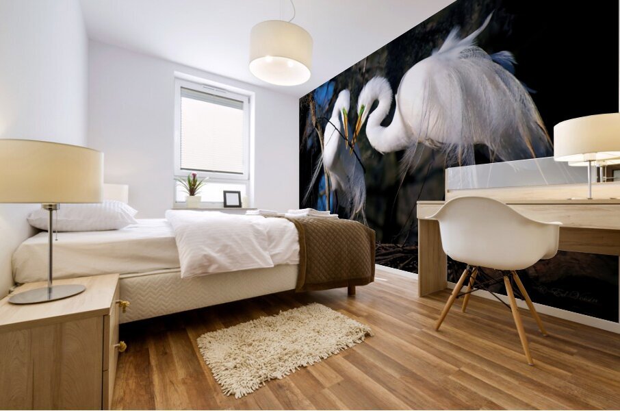 WORKING TOGETHER Mural print