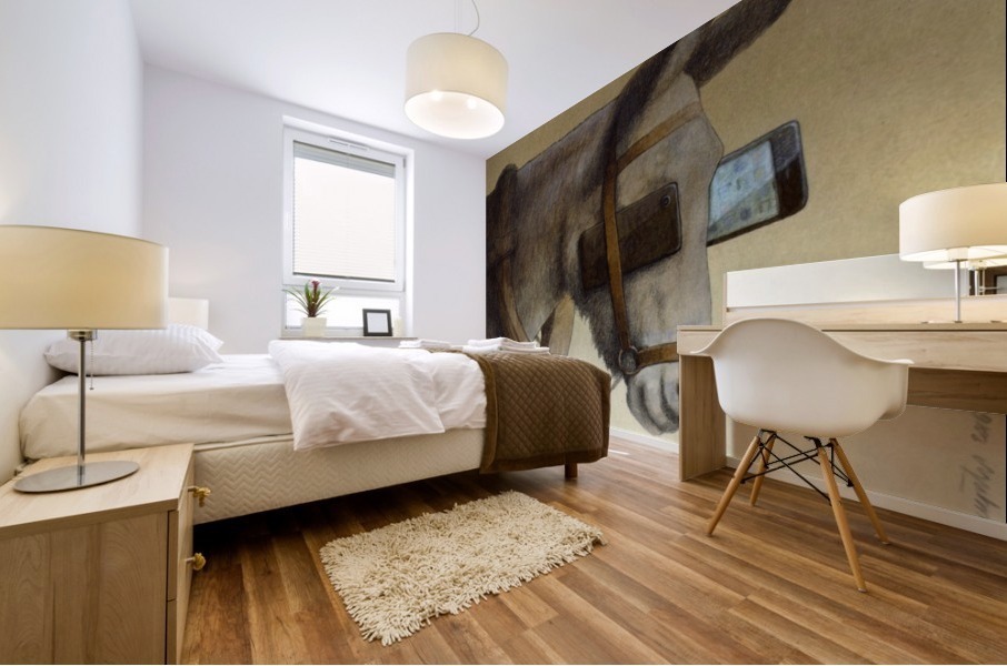 blinkers Mural print