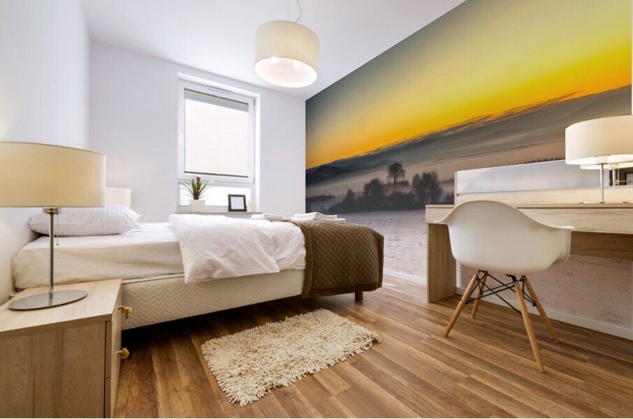 Le viel orme Mural print