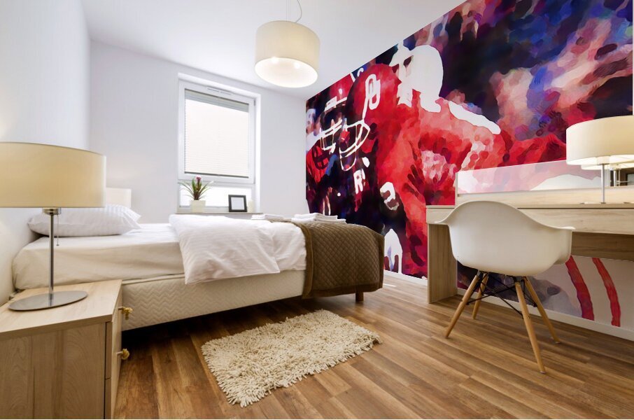 1985 Sooner Wishbone Mural print