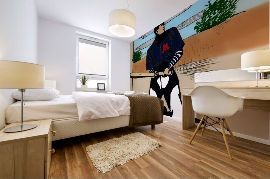 Early 1900s Ole Miss Baseball Art Mural print