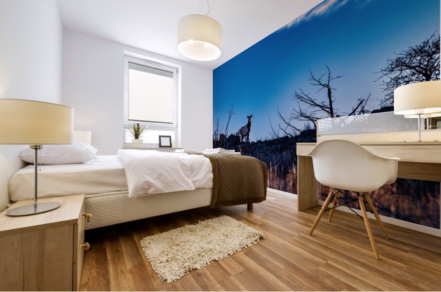 High On The Mountain Mural print