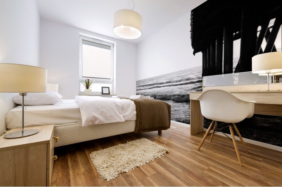 07_ SEA STRUCTURES_DOWN UNDER THE SANTA MONICA PIER VII Mural print