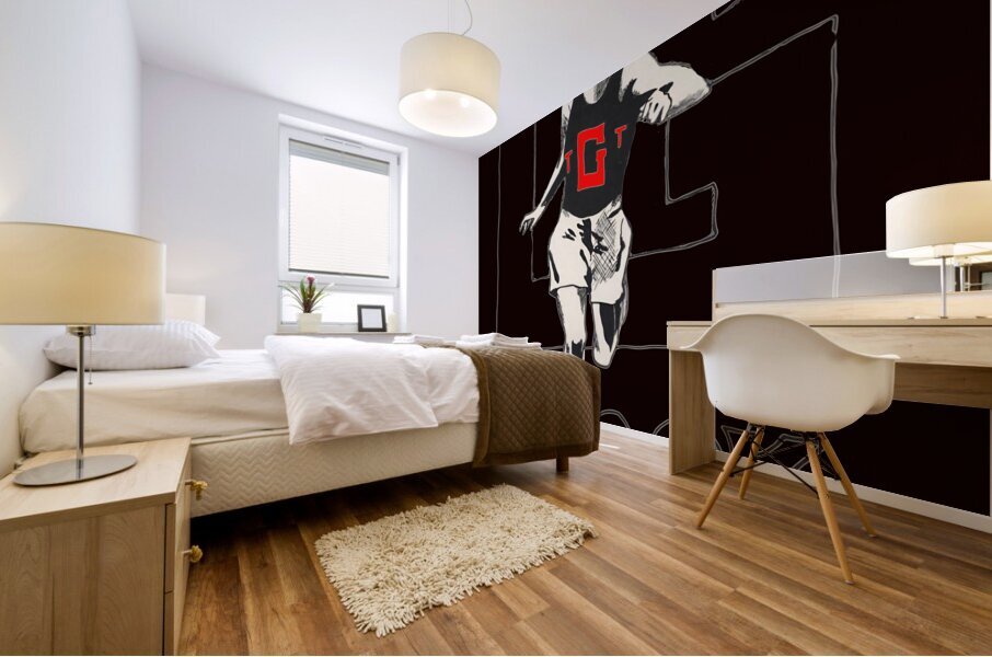 Early 1900s Georgia Bulldog Track Art Mural print