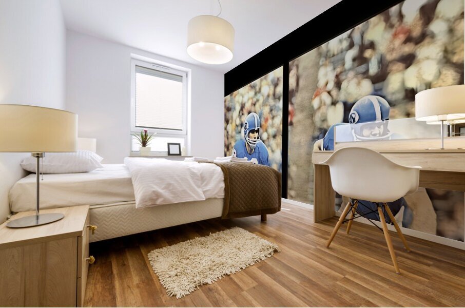 1967 North Carolina Football Art Remix Mural print