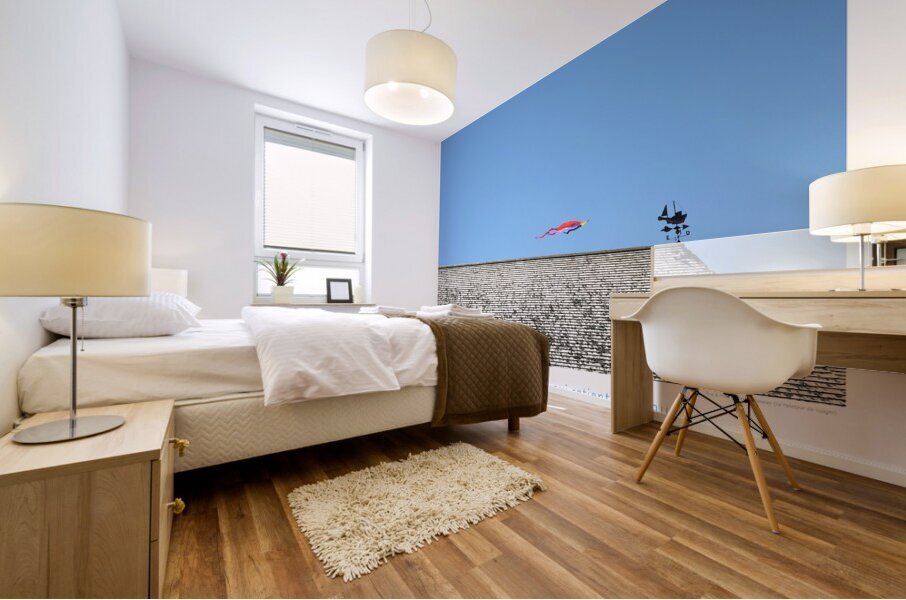 LE FIL Mural print