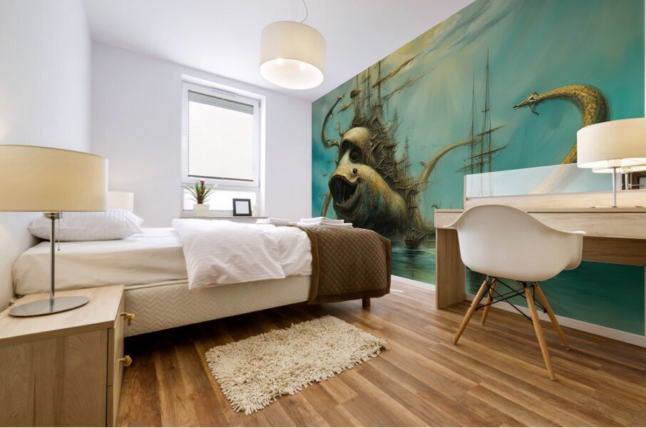 SERPENT SHIP 6 Mural print