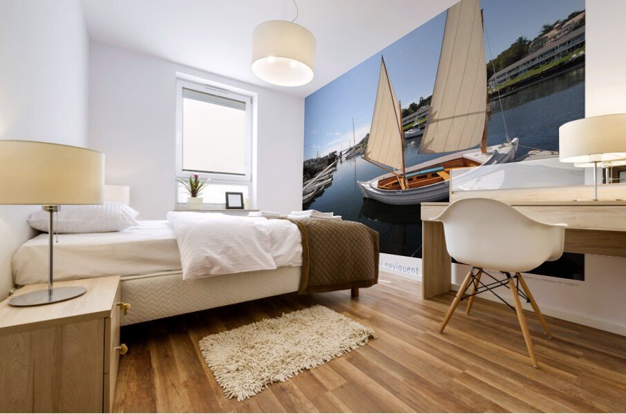 PARTIR OU RESTER Mural print