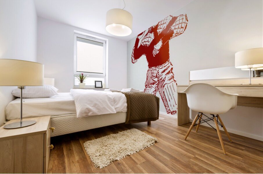 Early 1900s QB Art Mural print