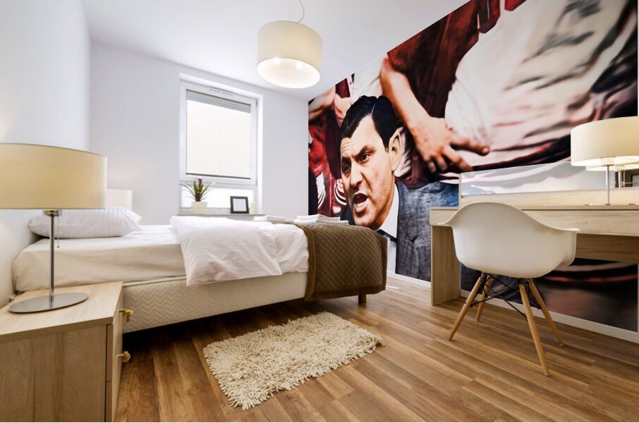 Houston Cougar Basketball Huddle Art Mural print