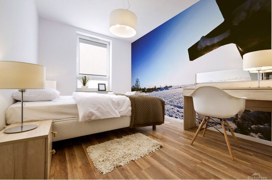 Yeshua´s Snowy Miracle Impression murale