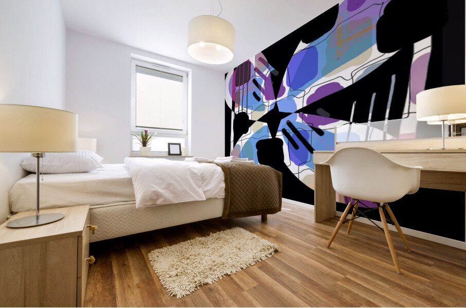Double Infinitity  Mural print