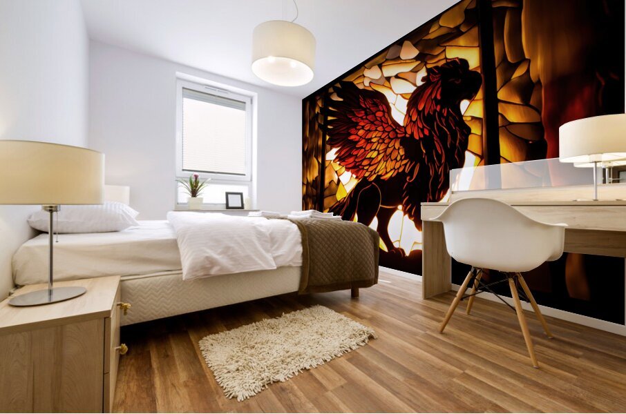 Griffin King Mural print