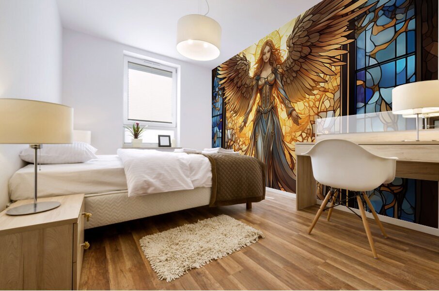 Angel Arrival  Mural print