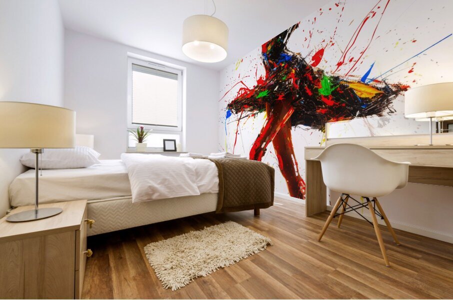 Fashion Model Mural print