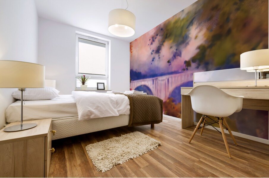 Cappelen Bridge University of Minnesota Mural print