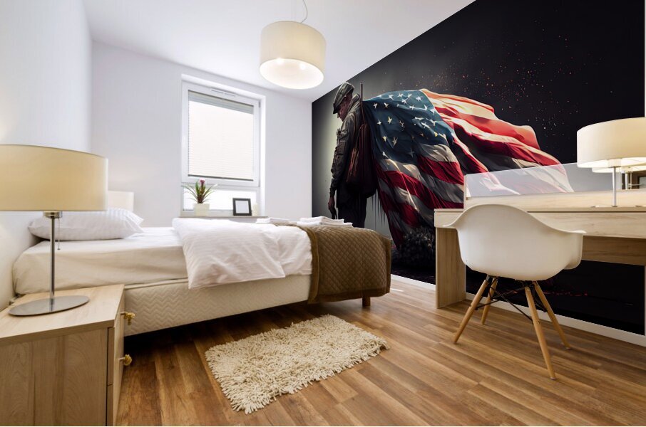 Never Surender  1 Mural print