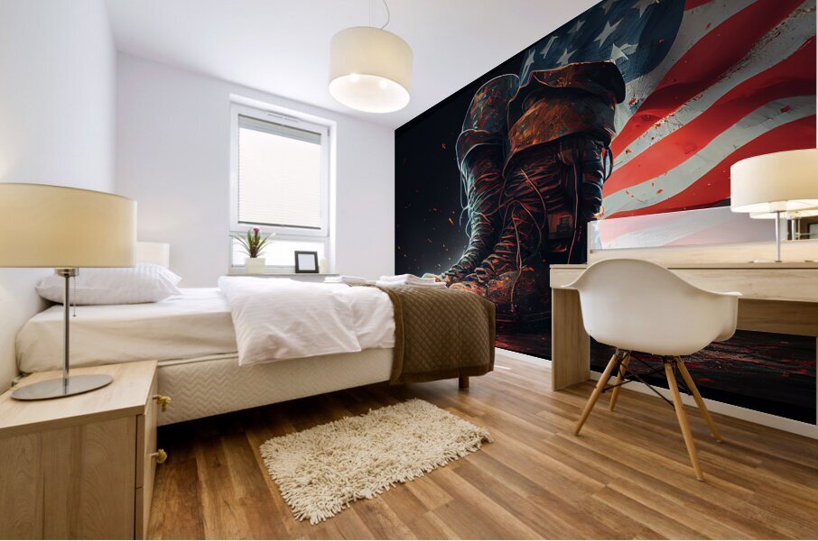 Boots On The Ground 1 Mural print