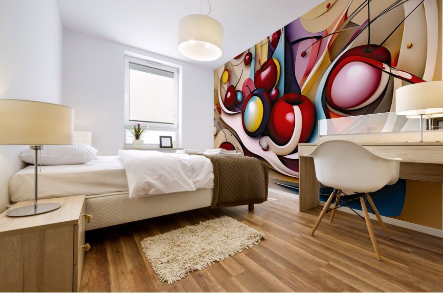 CHERRIES JUBILEE  Mural print