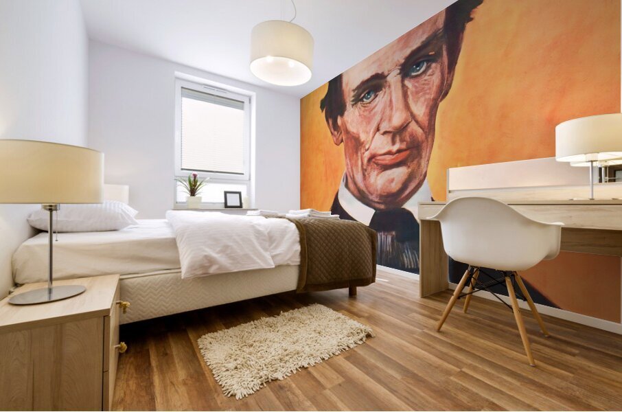 1895 abe lincoln art corwin knapp linsom Mural print