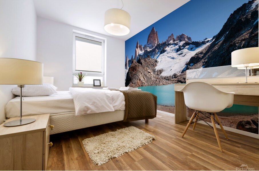 Patagonia Dreams - Fitz Roy and Laguna de los Tres Mural print