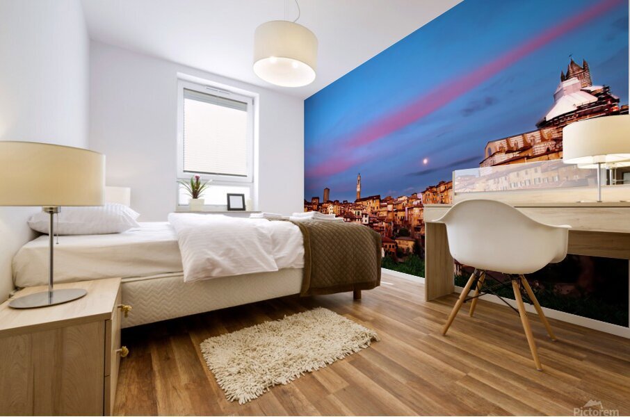 Sienna Moonrise Mural print