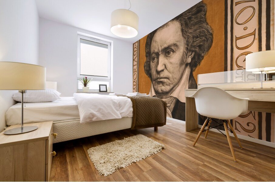 ludwig van beethoven art  Mural print