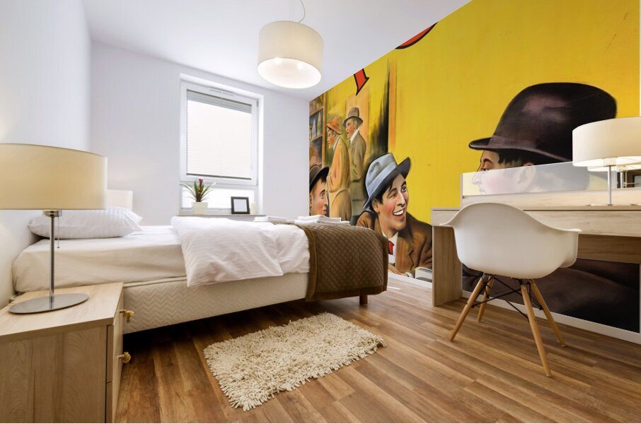 Three Friends Film Art Mural print