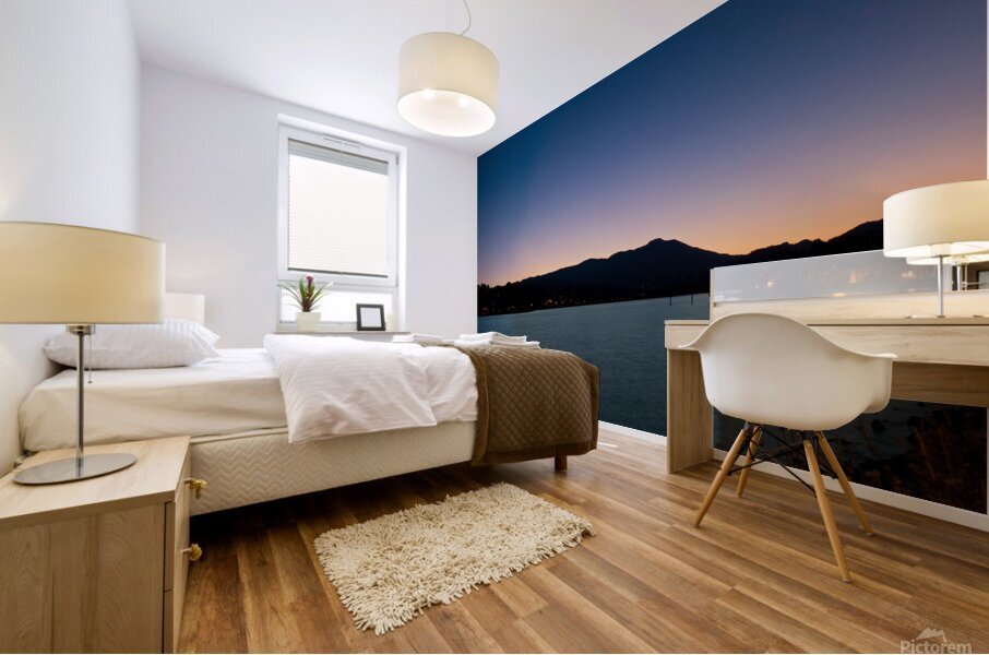 Mill Valley Tamalpais Twilight Mural print