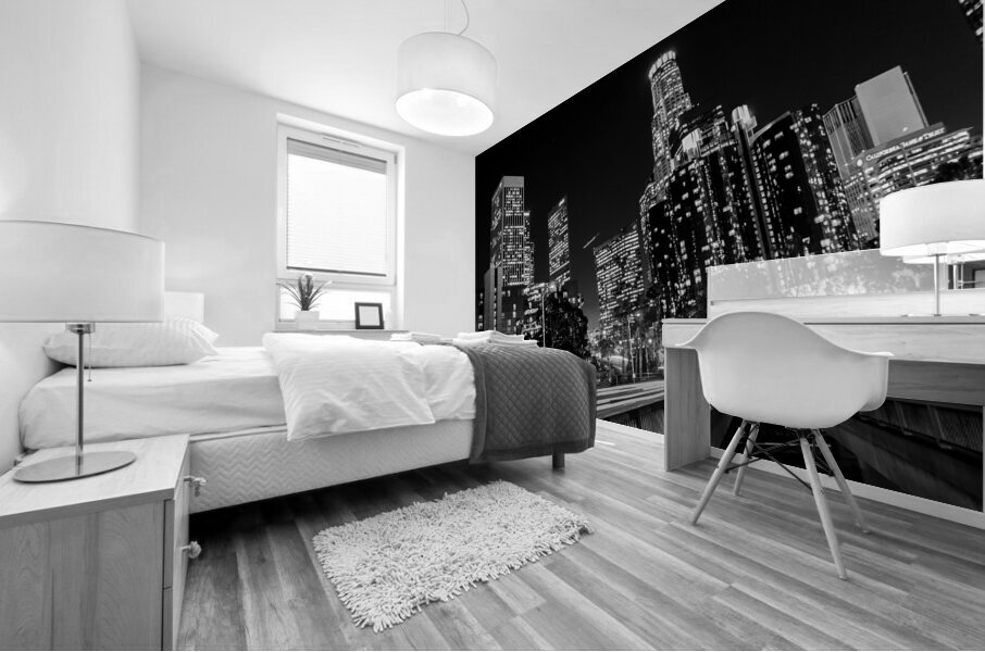 los angeles skyline us bank building bank america 1708197169.2633 Mural print