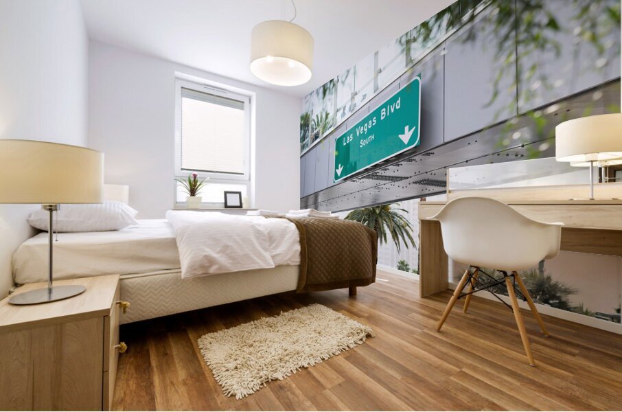 Las Vegas Blvd Sign   Las Vegas NV 03594 Mural print