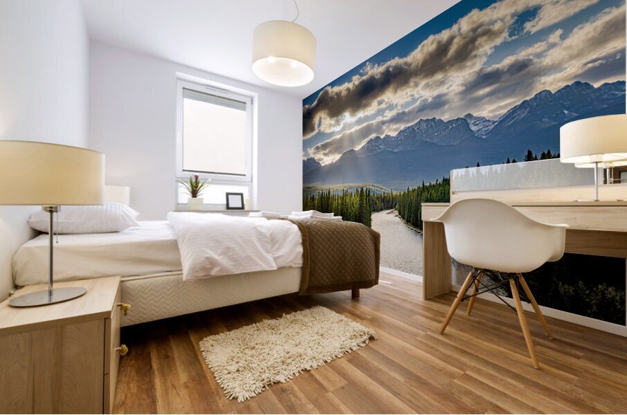 Bow River Valley Mural print