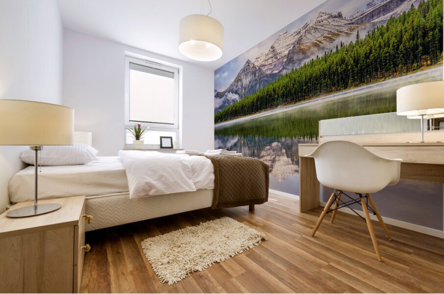 Herbert Lake Reflection Mural print