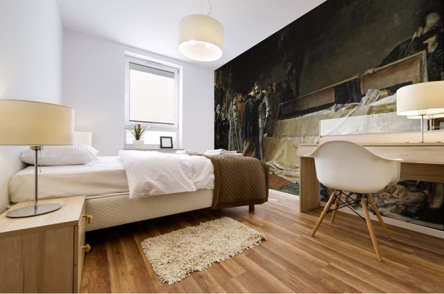 The Funeral Mural print