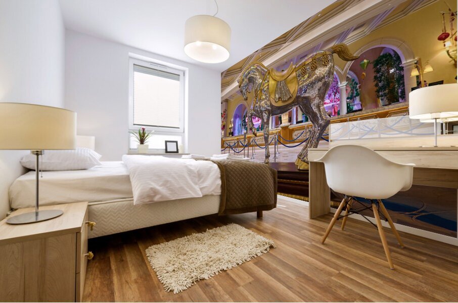 Lobby at Bellagio Casino   Las Vegas NV DSC08304. Mural print