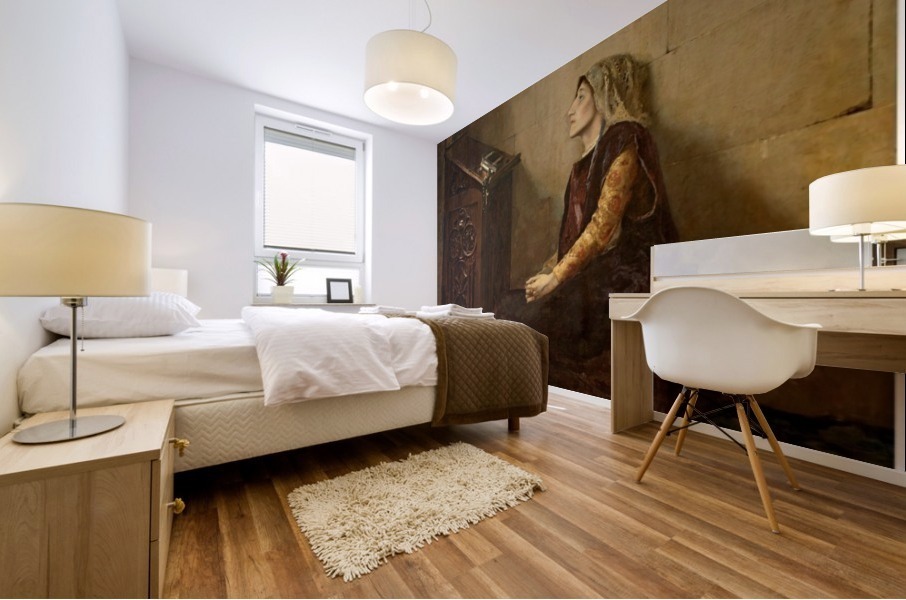 Dona Blanca de Navarra Mural print