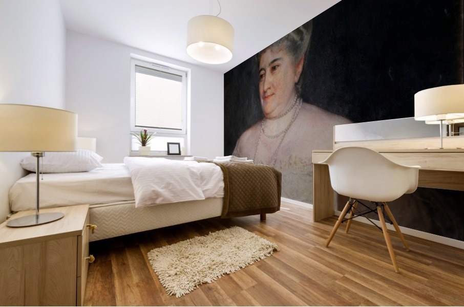 Marquesa viuda del Pazo de la Merced Mural print